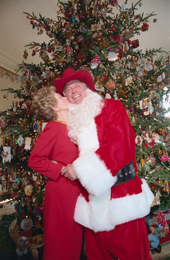 Larry Hagman Christmas at the White House 1985