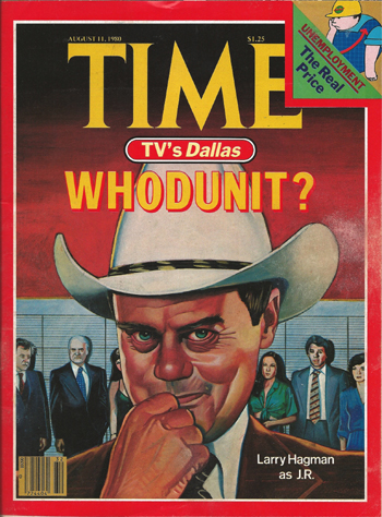 Larry Hagman Time Magazine Whodunit?